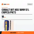 TERA Cobalt HSS Drill Bits, 10mm, 5% Cobalt (10 Pcs/Pkt) - 2
