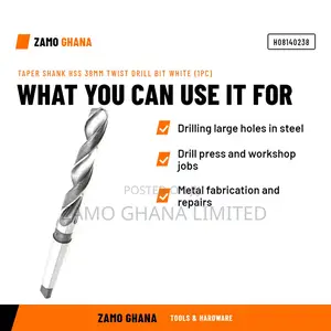 Taper Shank HSS 38mm Twist Drill Bit