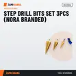 Step Drill Bits Set 3Pcs (Nora Branded) - DN-25024 - 2