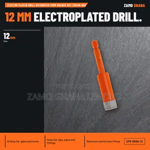 Hunter Electro Plated Drill Bit 12mm Orange