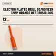 Hunter Electro Plated Drill Bit 12mm Orange - 2