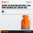 Shank Vacuum Brazed Drill Bit M14 10mm - 2
