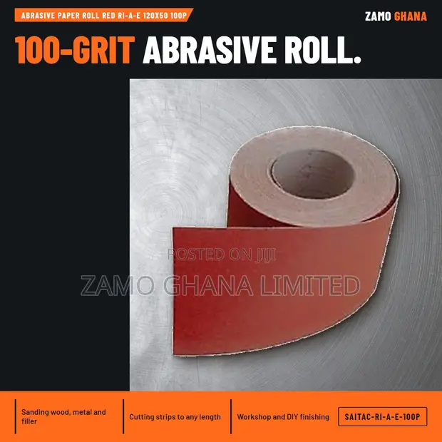 SAIT Abrasive Paper Roll RI-A-E 120x50 100P - 1