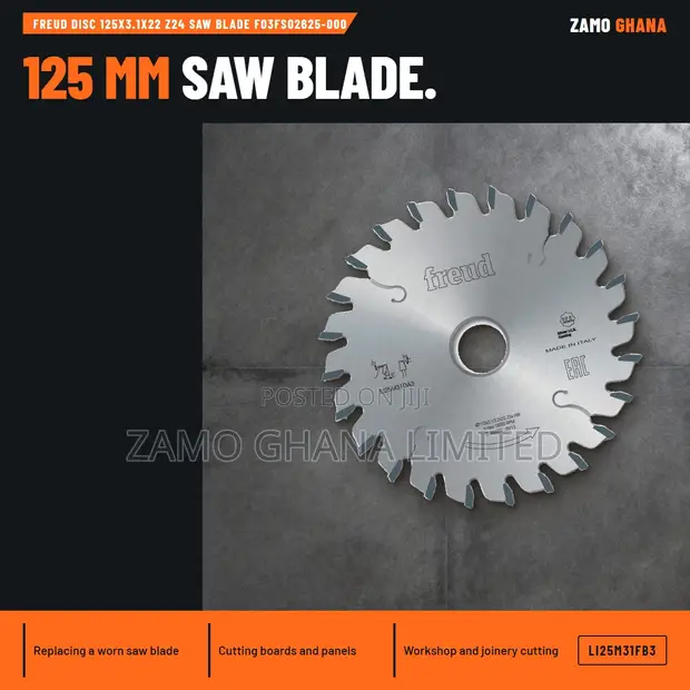 Freud Saw Blade 125x3.1x22 Z24 - 1
