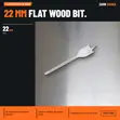 Tera Flat Bit 22mm for Wood - 1