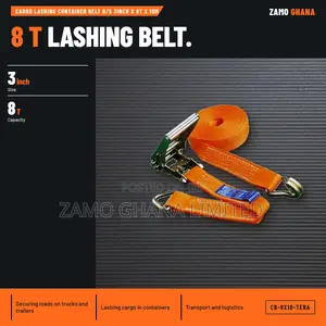 Cargo Lashing Container Belt 3" x 8T x 10M