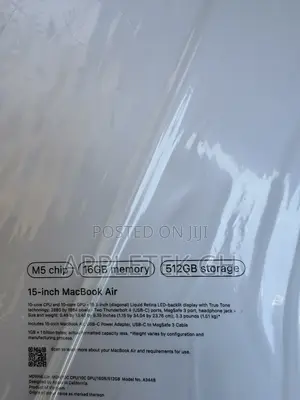 Apple MacBook Air 2026 M5 Laptop