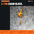 Raptor 3 Ton x 3 Meter Chain Block - 1