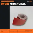 Sait Abrasive Paper Roll RT-A-D 120x50 80 Grit - 1
