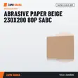 Sait Abrasive Paper Beige 230x280 80 Grit - 2