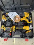 Kreter 4-in-1 Combo Set: Impact Wrench, Rotary Hammer, Grinder, Drill - 5