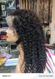 28" Human Hair Curly Wig - 1