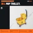 Topmop 36L Single Mop Trolley Side Press Yellow - 1
