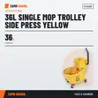 Topmop 36L Single Mop Trolley Side Press Yellow - 2