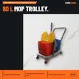 60Lt Double Mop Trolley with Down Press - 1