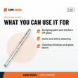 Topmop 35cm Glass Scraper - C-067 - 3
