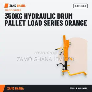 Raptor 350Kg Hydraulic Drum Pallet Lifter - Orange