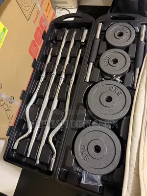 Adjustable 55kg Dumbbell Set - Brand New