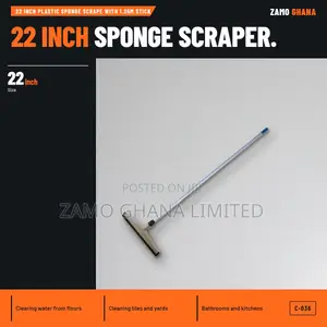 Topmop 22 Inch Plastic Sponge Scrape with 1.25m Stick