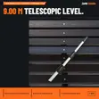 Topmop 9.00m Three Level Telescopic Aluminium Lever - 1