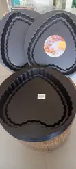 Non-Stick Fluted Heart-Shaped Baking Cake Pan - 3