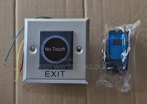 Brand New Non-Touch Exit Button with Remote