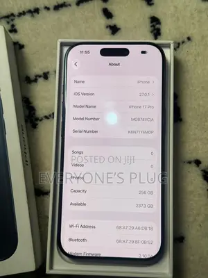 New Apple iPhone 17 Pro 256GB Blue