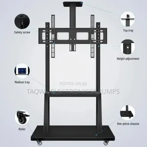 Premium Universal Mobile TV Stand (32-75 Inches)
