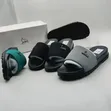 Christian Louboutin Slides - Black/Grey/Green - 3