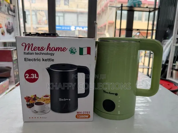 Mers Home 2.3L Electric Kettle - Green 1500W - 1