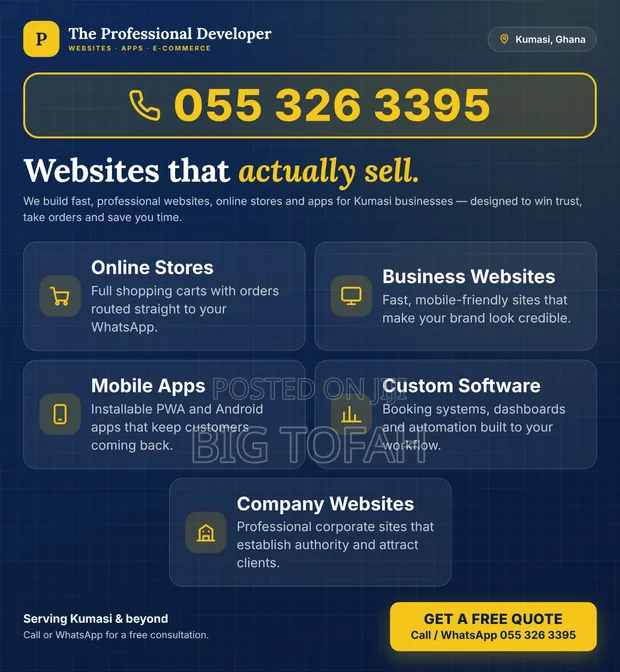 Professional Web Developer Services - 1