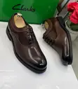 Clarks Brown Glossy Formal Lace-Up Shoes - 3