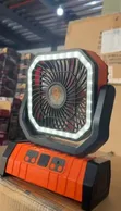 3-in-1 Rechargeable Fan with Light and Power Bank - 2