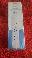 Tesco Home 4-Way Switched Extension Lead, 1M - 1