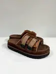 Brown Suede Zara Men's Casual Slippers - 1