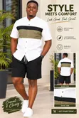 Men's White Linen Top - XL - 2