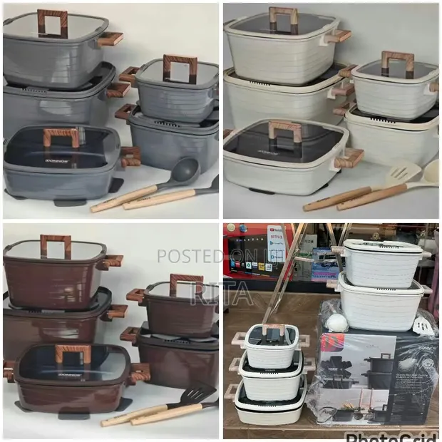 Donnor 10-Piece Granite Cookware Set - 1