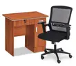 Office Table and Swivel Chair - 1