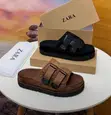 Original Zara Double Buckle Slide Sandals - 1