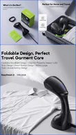 Oraimo EasySteam 2 Foldable Portable Handheld Steamer - 1