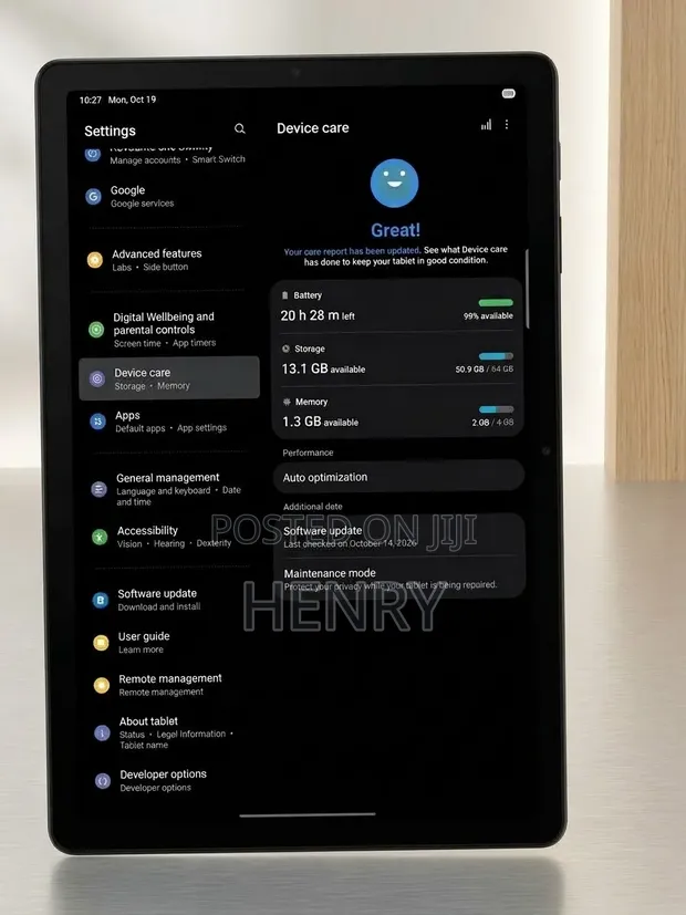 Samsung Galaxy Tab A9+ 64GB Black - 1