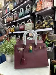 Luxury Hermes Birkin-Style Handbag - 1