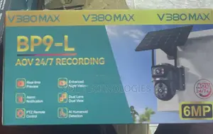 V380max BP9-L PTZ WiFi CCTV Camera - 24/7 Recording