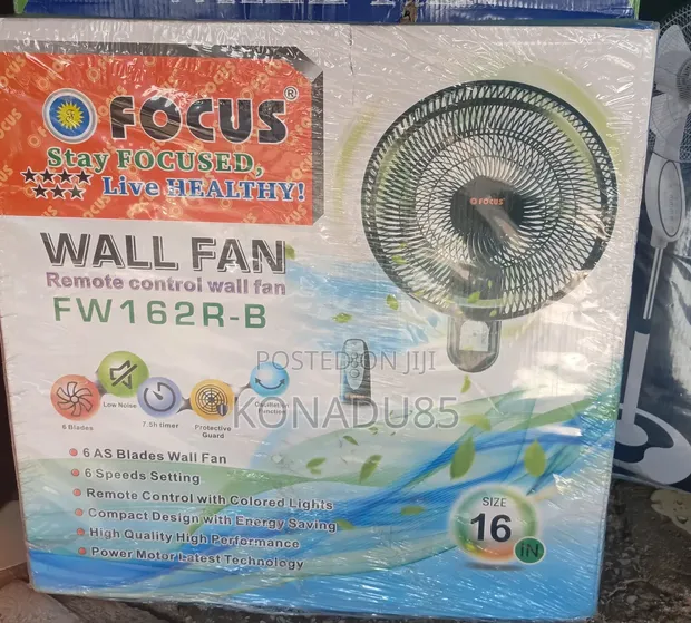 Focus 16" Remote Wall Fan - 1