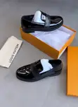 Louis Vuitton Black Patent Loafers - 3