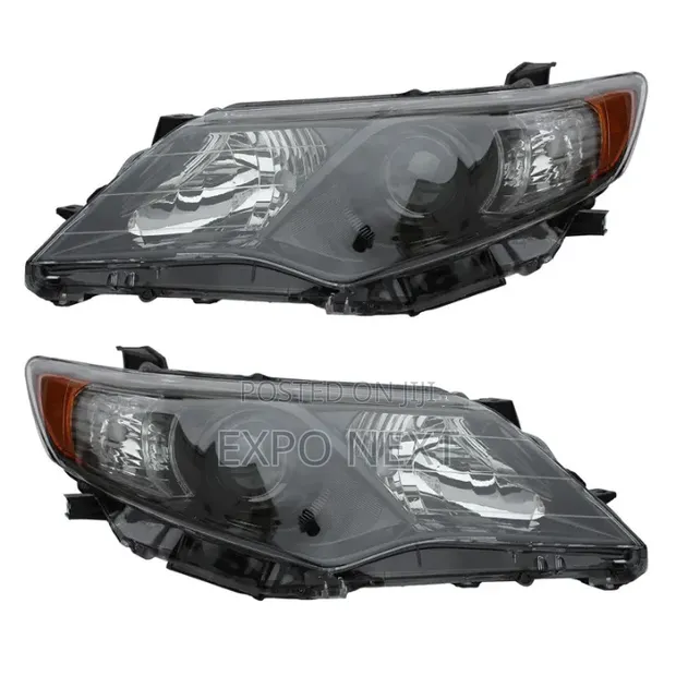 Toyota Camry Spider Black Headlights 2012-2014 - 1