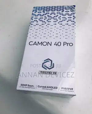 New Tecno Camon 40 Pro 4G 256GB Black