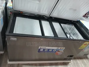 Pearl 418L Double Door Freezer