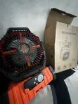 Rechargeable Fan with Light and Power Bank - 5
