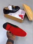 Christian Louboutin Black Matte Leather Loafers - 2